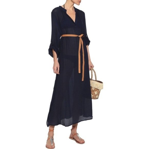 NWT Eberjey Summer of Love Haven Maxi Coverup Dress Size S/M - Picture 1 of 14
